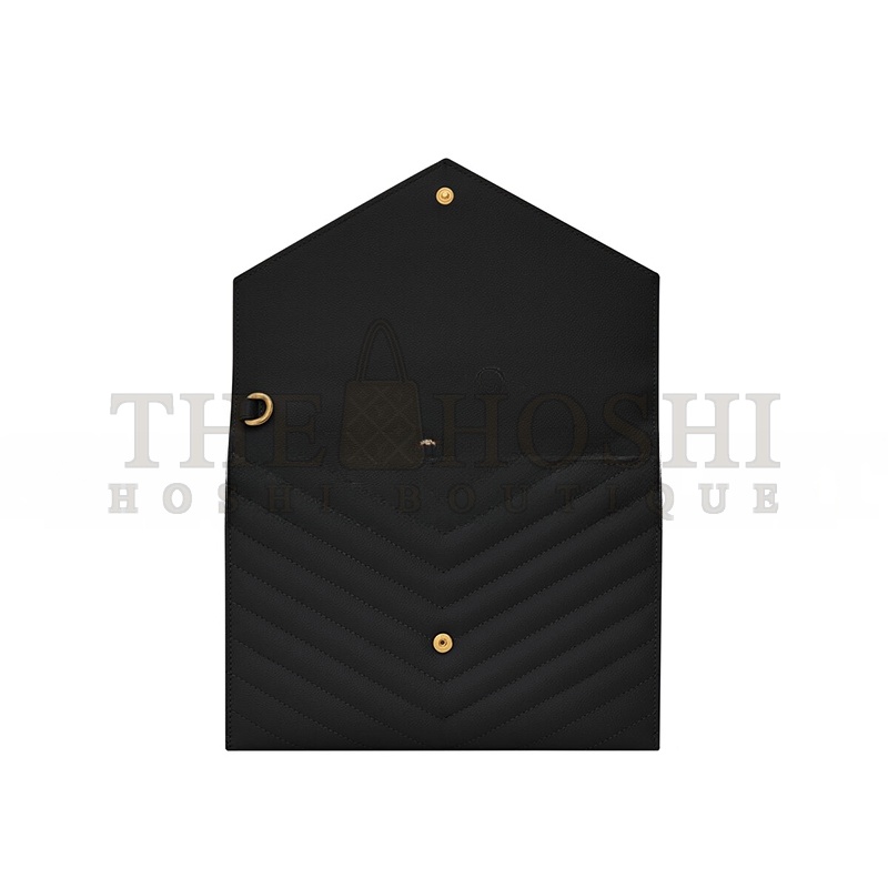 Y51 CASSANDRE MATELASSÉ FLAP POUCH IN GRAIN DE POUDRE LEATHER 617662BOW011000 (21*16*3cm) Master Quality